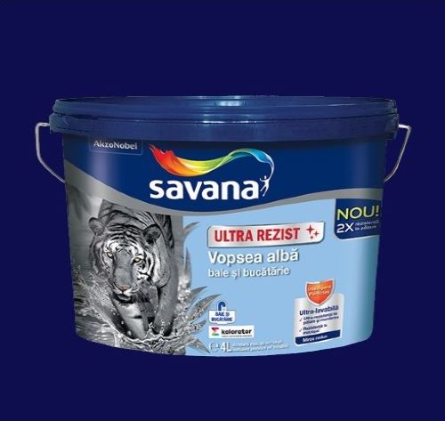 SAVANA ULTRAREZIST Baie si Bucatarie, Vopsea superlavabila, superalba, pentru interior - imagine 2