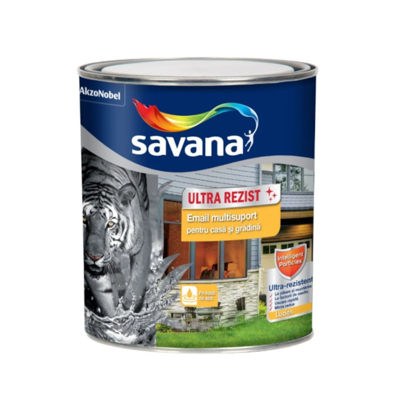 SAVANA Email multisuport pentru casa si gradina pe baza de apa, ULTRA REZIST pentru exterior si interior