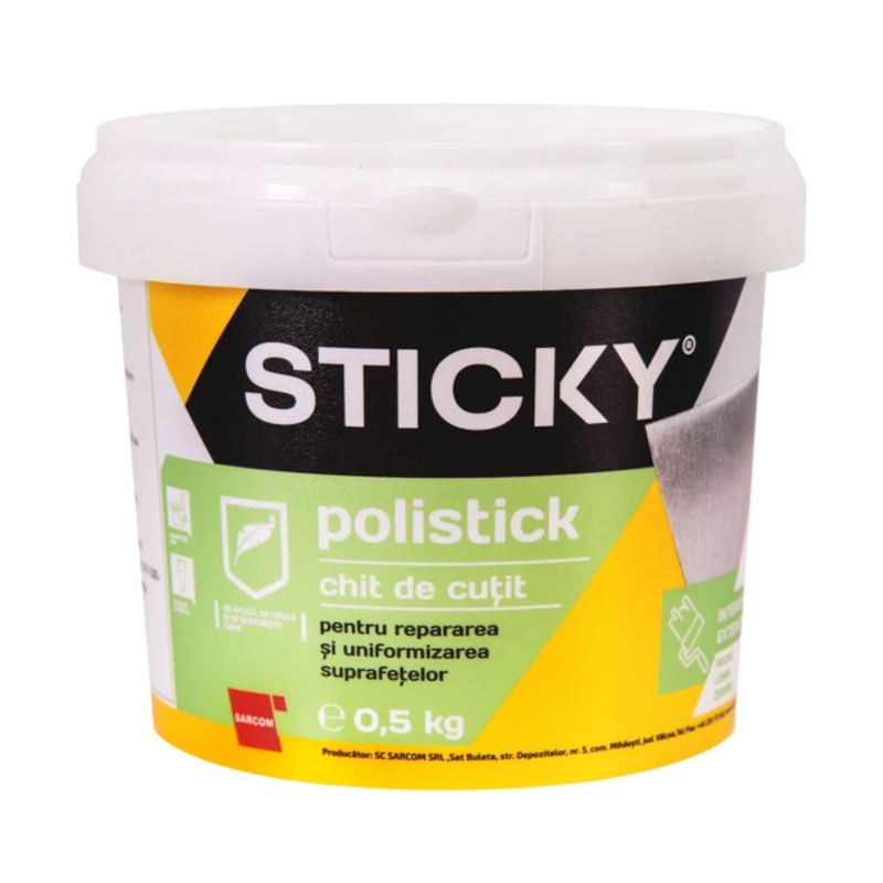 STICKY POLISTICK- Chit de cutit alb