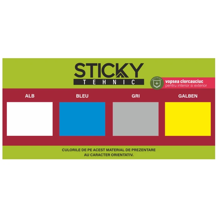 STICKY, Vopsea Clorcauciuc - imagine 2