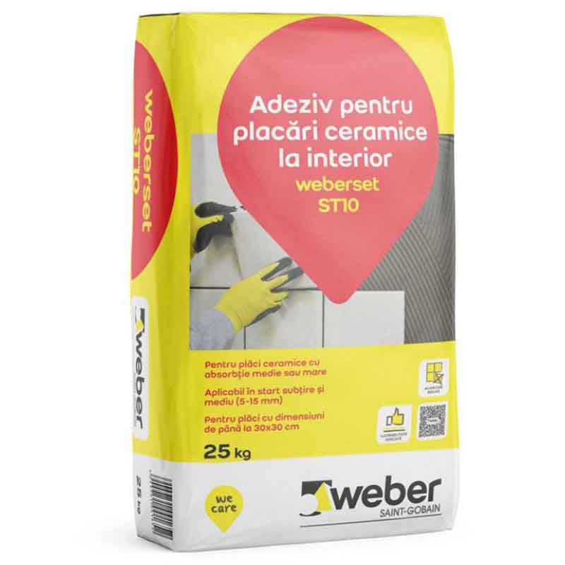 WEBER Adeziv pentru interior ST10 - 25 Kg