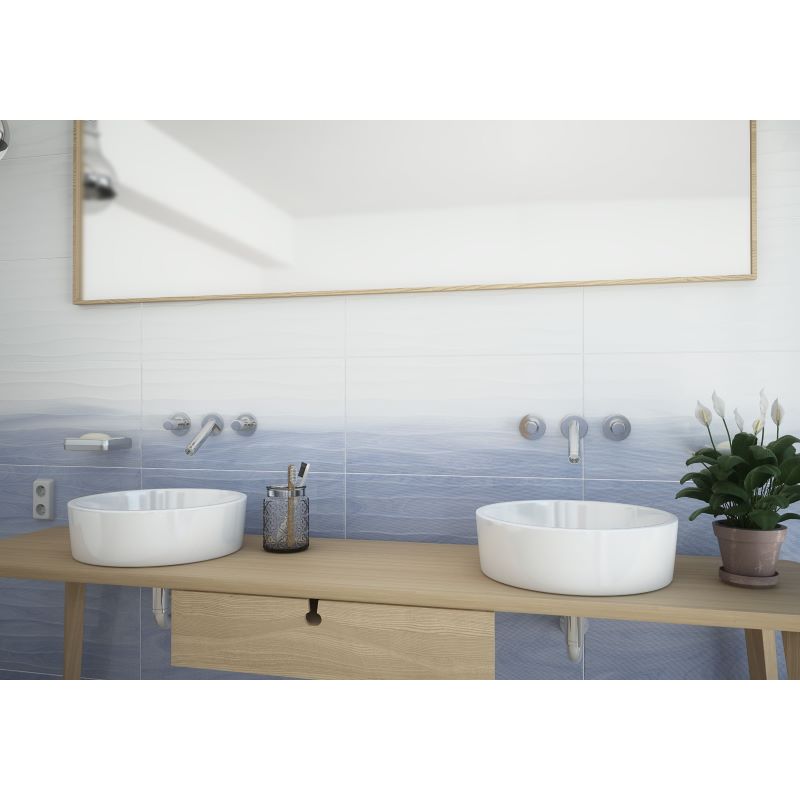 CELINE, Waves Blue Piesa Decorativa, 30x60 cm, 2880 - imagine 4