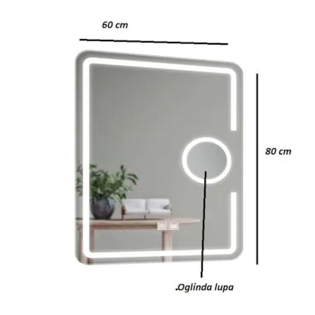 Oglinda, J115, 60 cm - imagine 4