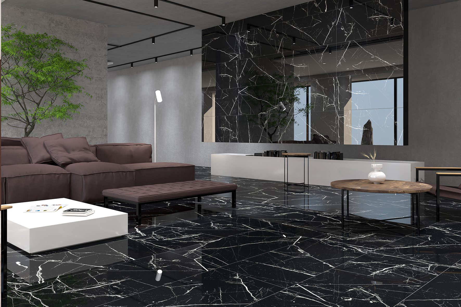 Gresie portelanata 120x60, LUX–NERO, 6493-0050 - imagine 5