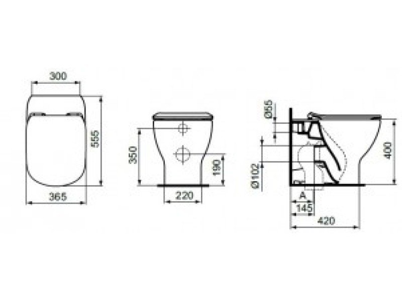Vas WC, TESI AQUA BLADE-T007701 - imagine 2