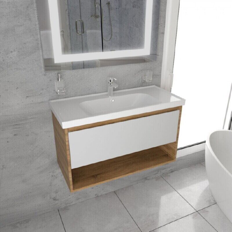 Mobilier baie suspendat, EDDA SEVILYA, 70 cm - imagine 5