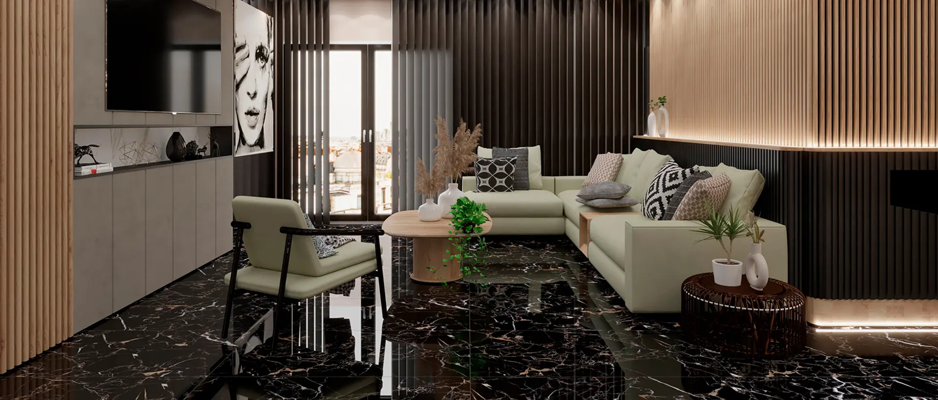 Gresie portelanata 120x60, LUX-PORTORO, 6493-0054 - imagine 2