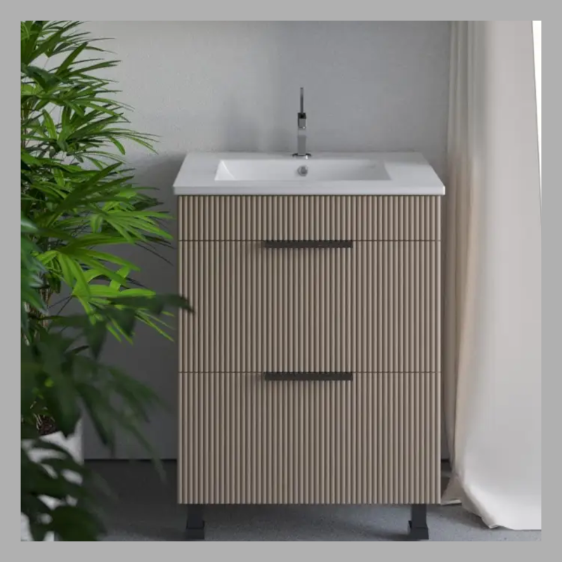Mobilier baie, ESTRIADO Capucino, 60 cm