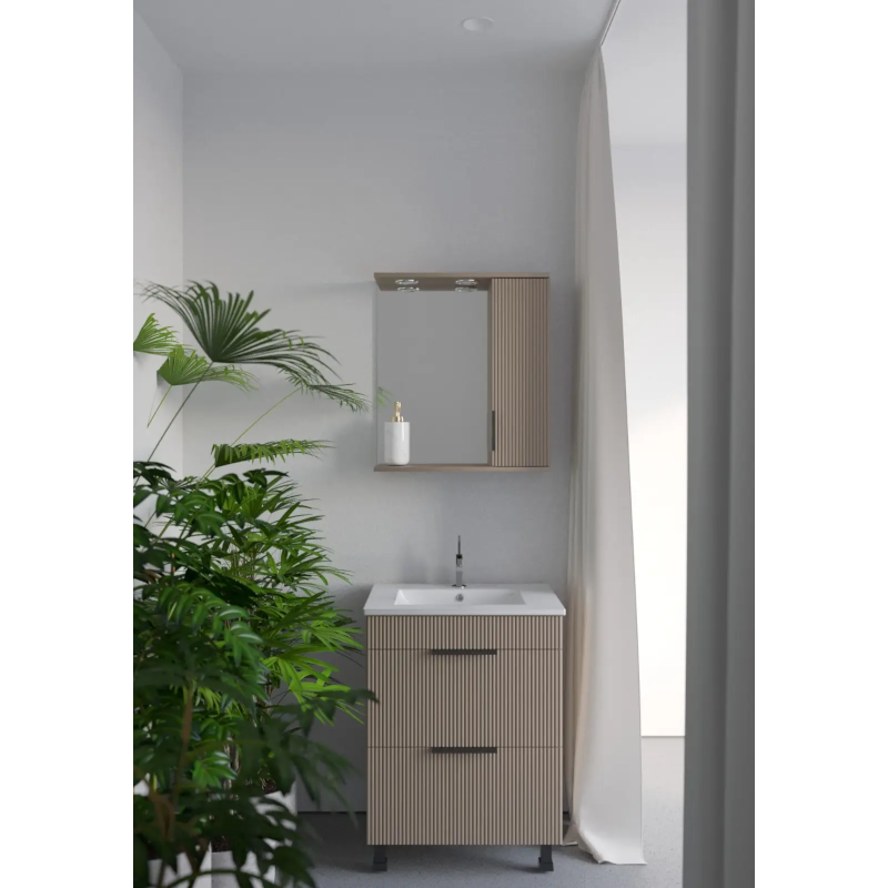 Mobilier baie, ESTRIADO Capucino, 60 cm - imagine 2
