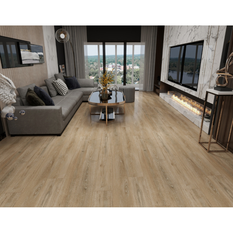 PARCHET FLOORIGO - SPC 5mm SPC0010-00 OAK MODERN BEIGE - imagine 2