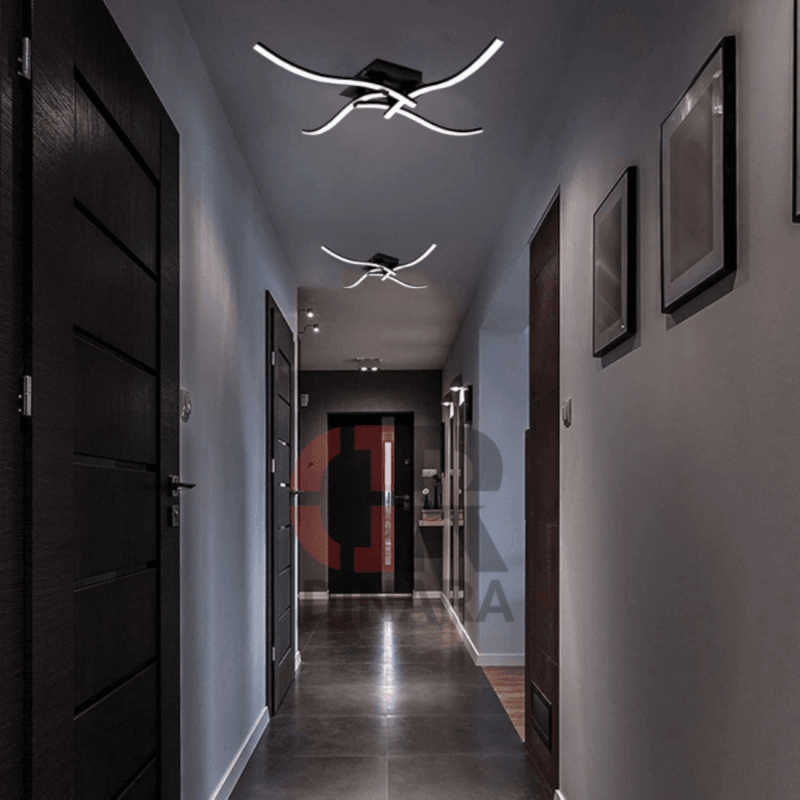 Aplică Neagră, LED, 70W, AL151 - imagine 2