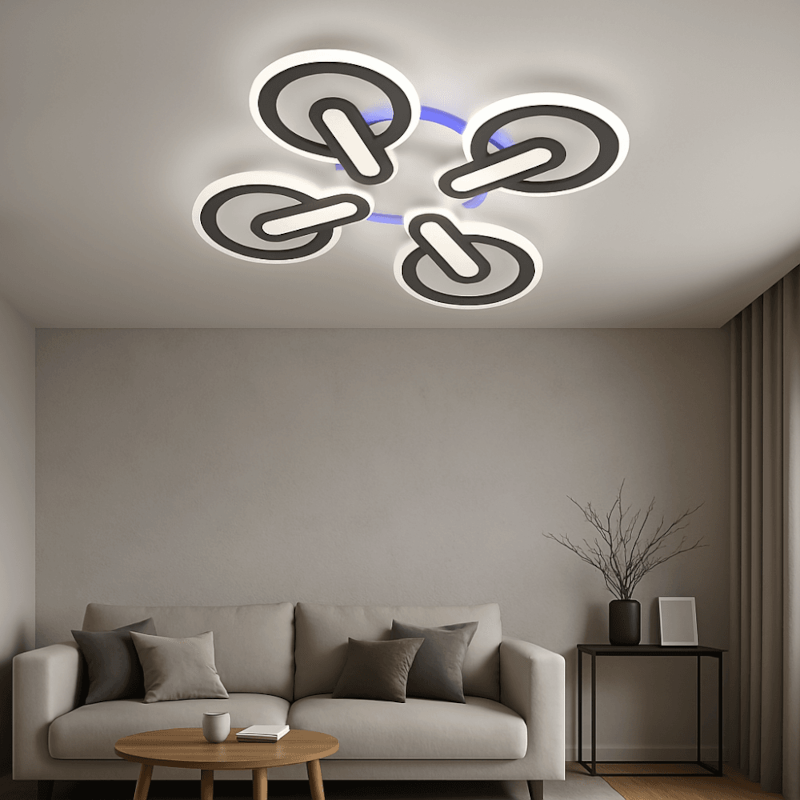 Plafonieră LED Albă cu Telecomandă LT305-4 - imagine 2