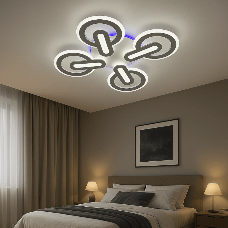 Plafonieră LED Albă cu Telecomandă LT305-4 - imagine 3